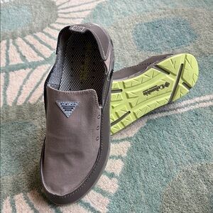 Columbia Men's Gray Slip-On PFG Boat shoe